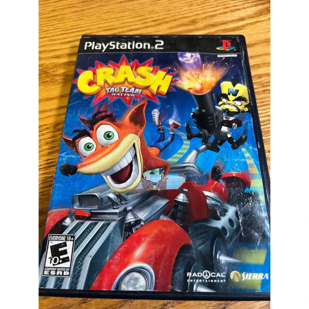 Crash Tag Team Racing Sony PlayStation 2 PS2 2005 CIB Complete With Manual